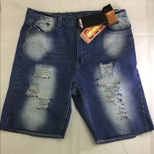 Jean Shorts- Distressed